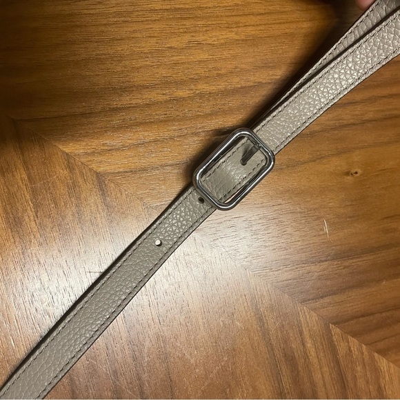 Tory Burch Thea Pebbled Gray Backpack - Picture 8 of 9